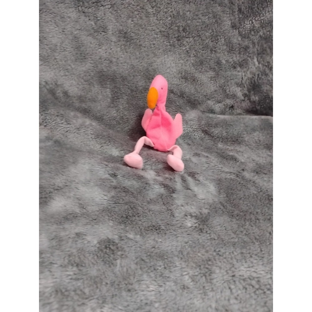 Pink Ty Flamingo Plushed Stuffed Animal 7"